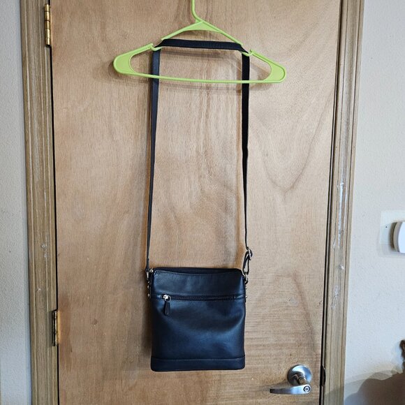 Giana Bernini Black Crossbody Organizer Purse - Picture 6 of 11